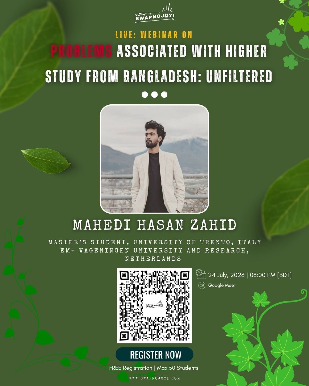 Problems Associated with Higher Study from Bangladesh: Unfiltered