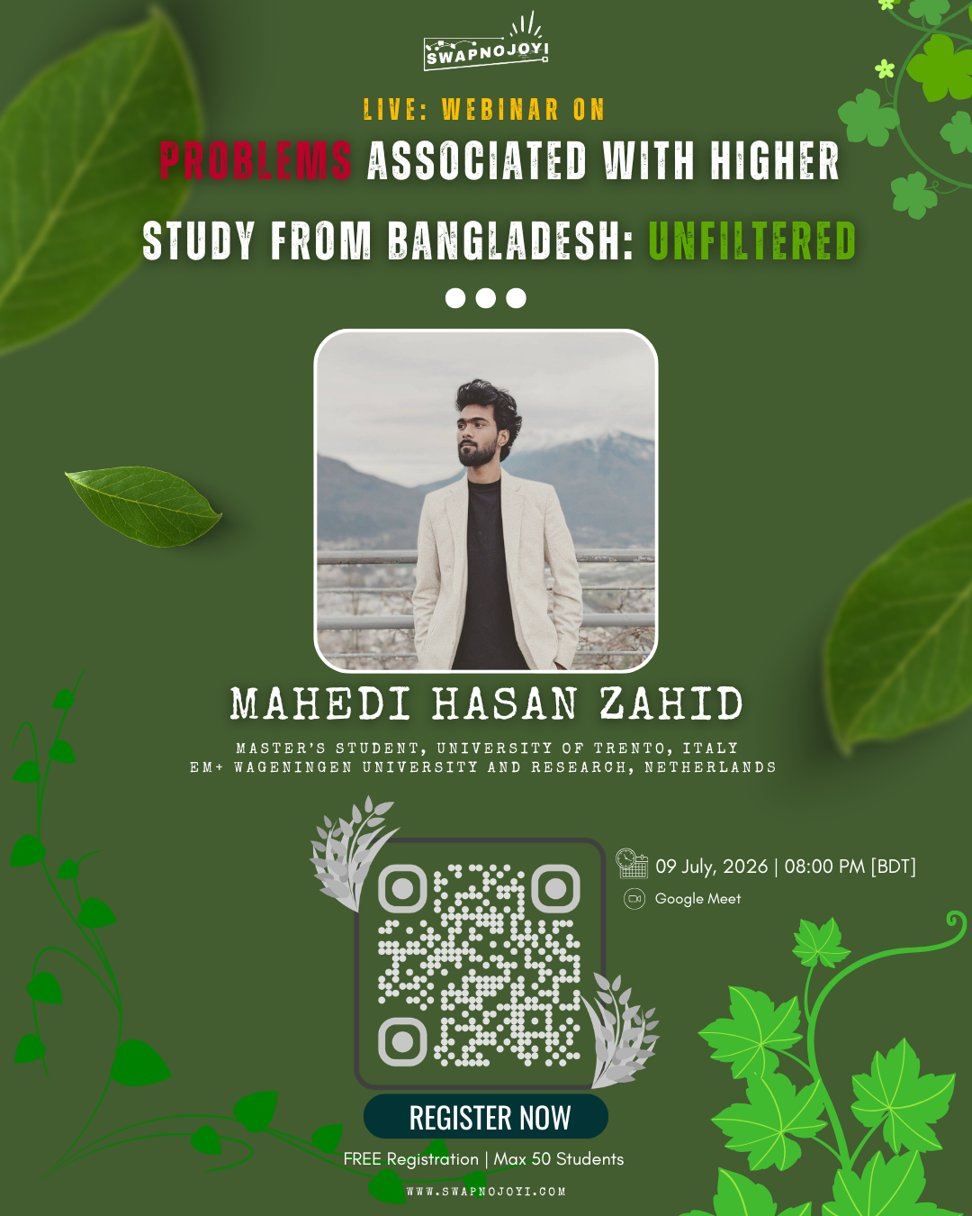 Problems Associated with Higher Study from Bangladesh: Unfiltered