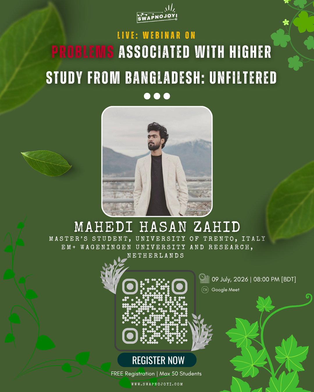 Problems Associated with Higher Study from Bangladesh: Unfiltered